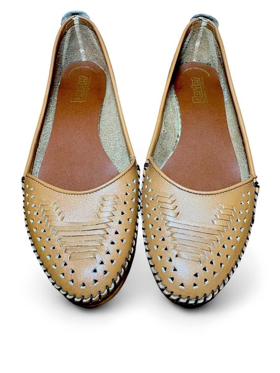 Dexter Shoes - Dexter Tan Leather Huaraches Slip-On Loafers